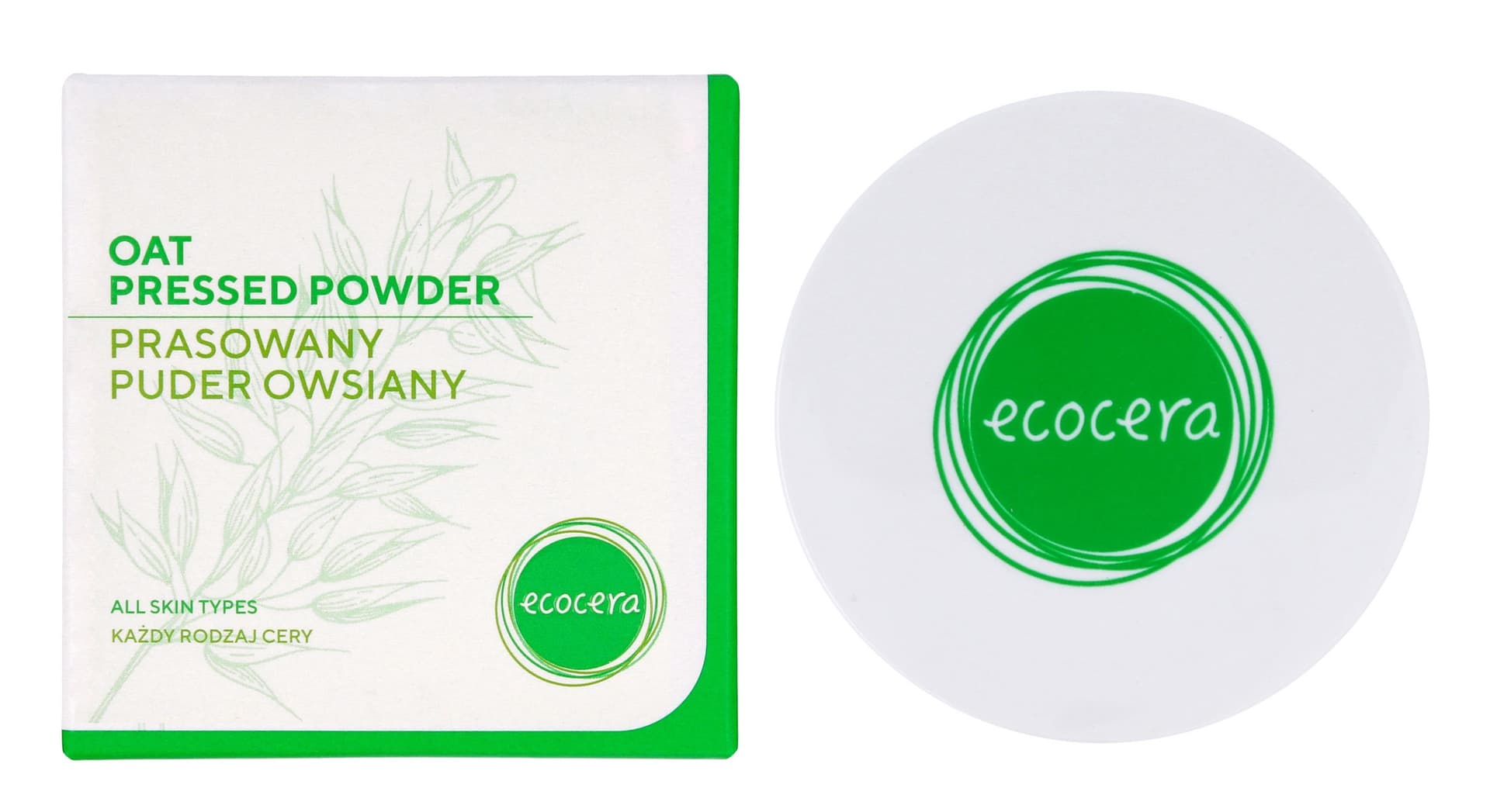 

ECOCERA Puder prasowany owsiany - każdy rodzaj cery 10g
