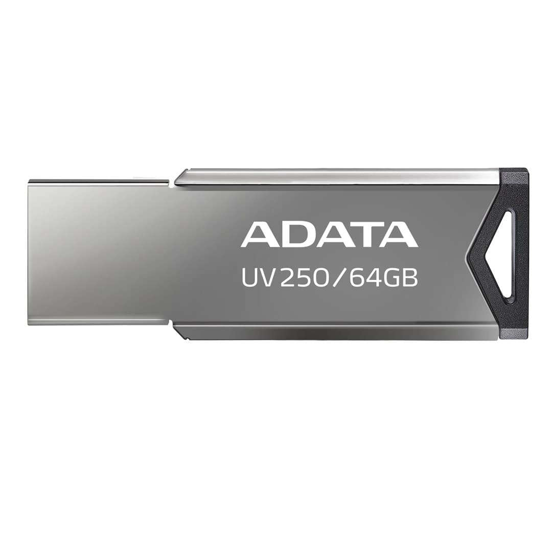 

ADATA USB Flash Drive UV250 64 GB, USB 2.0, Silver