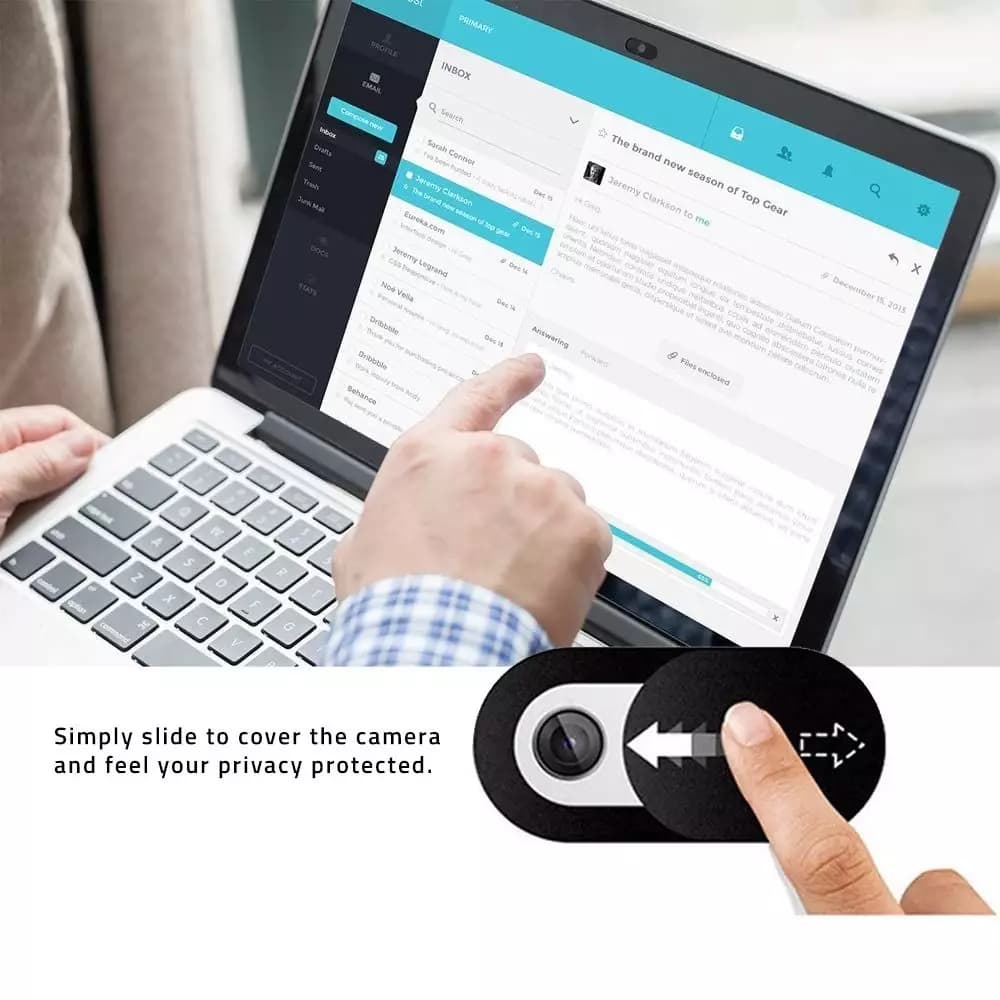 

Zaślepka na kamerę hofi slim pro+ webcam cover black