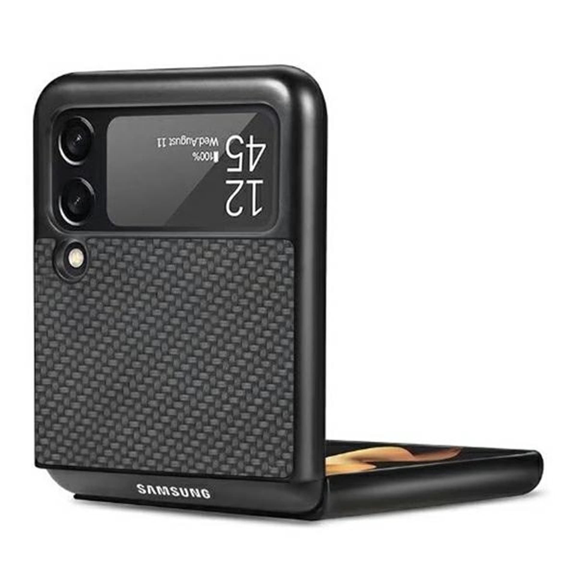 

Beline Etui Carbon Case Samsung Z Flip 4 czarny/black