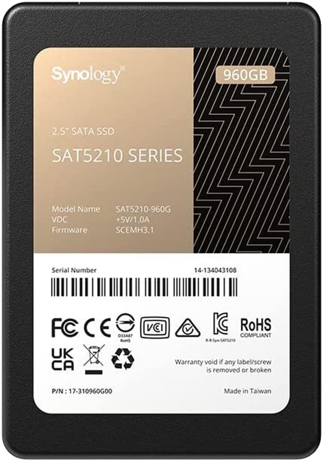 

Dysk SSD SYNOLOGY SAT 5200 2.5″ 960 GB SATA 6 Gb/s 530MB/s 500MS/s