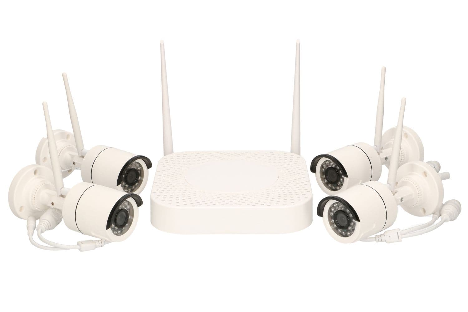 

EXTRALINK EXTRA-VISION V1004 WIRELESS NVR KIT 4X WIFI FULL HD CAMERA IP66 + 4CH WIFI NVR
