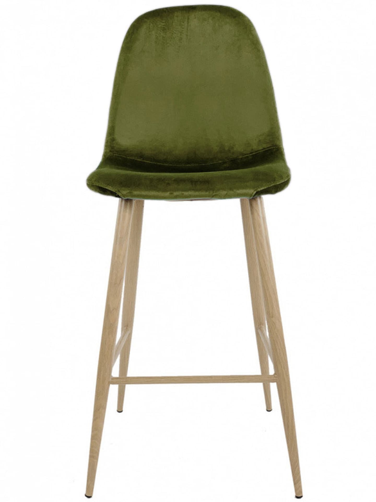 

Krzesło barowe hoker AVOLA KHAKI VELVET