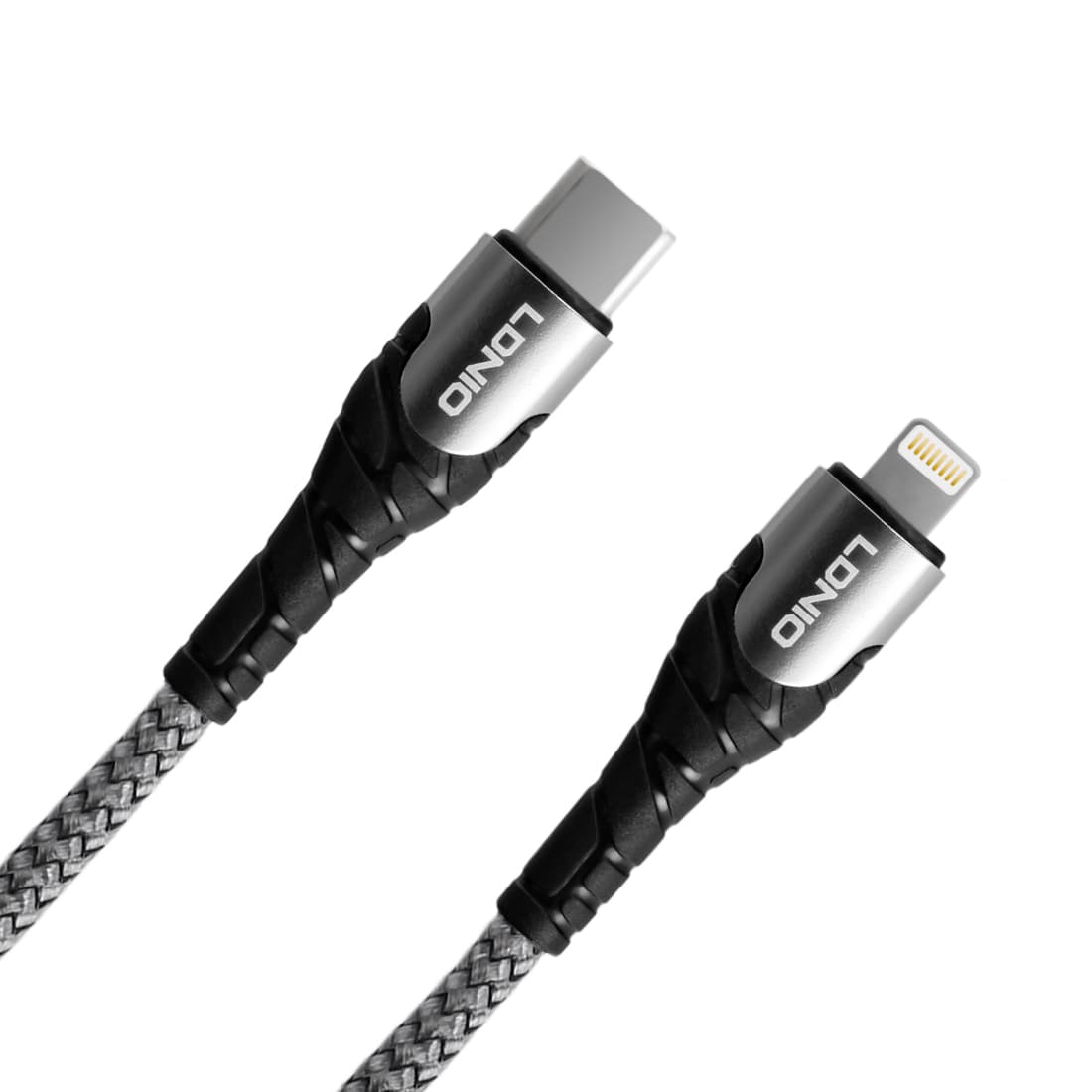 

Kabel USB-C - Lightning LDNIO 2m szary 30W LC112