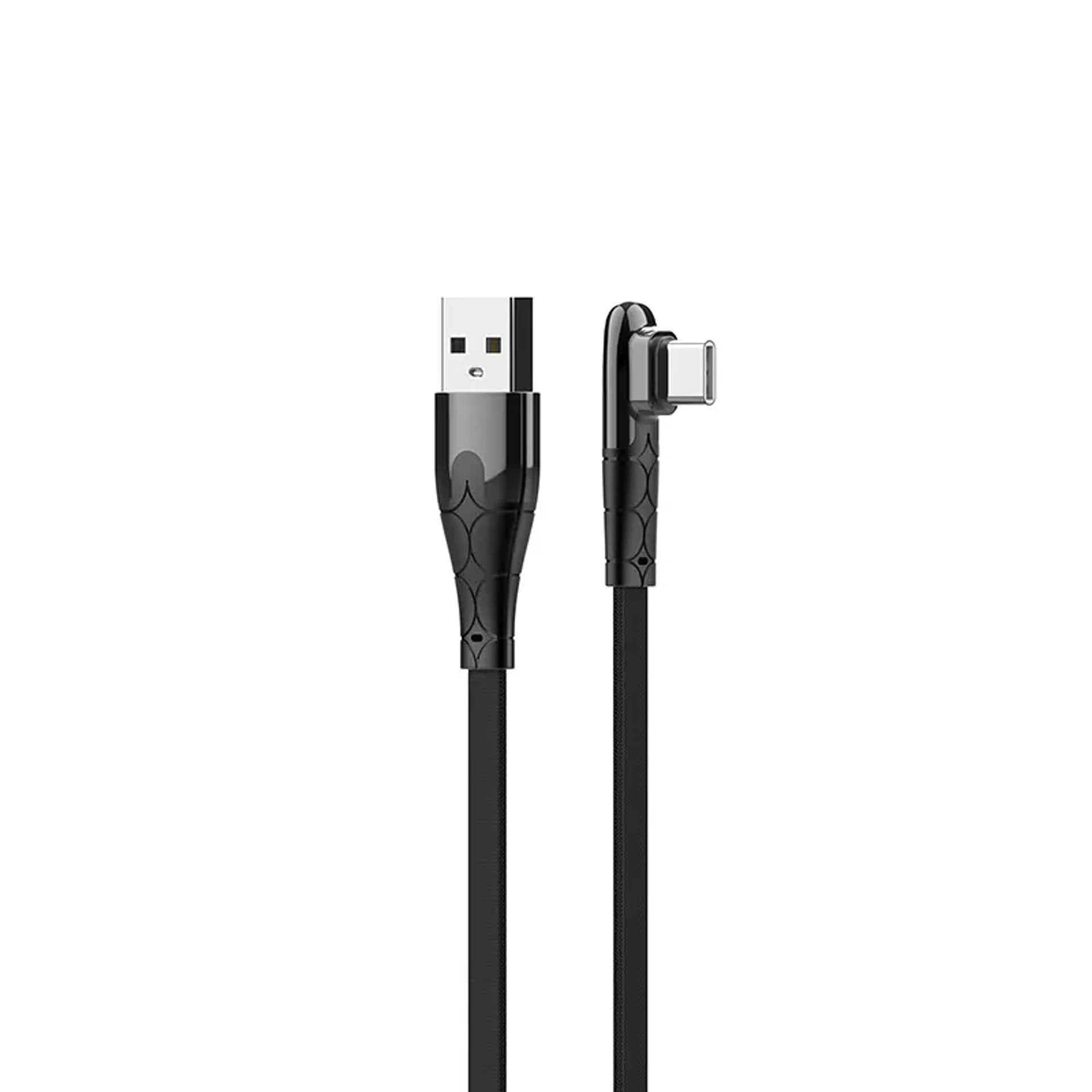 

Kabel USB-A - USB-C LDNIO kątowy 90st 1m LS581C