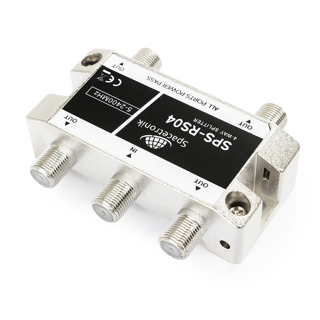 

Rozgałęźnik 1/4 5-2400 MHz Spacetronik SPS-RS04