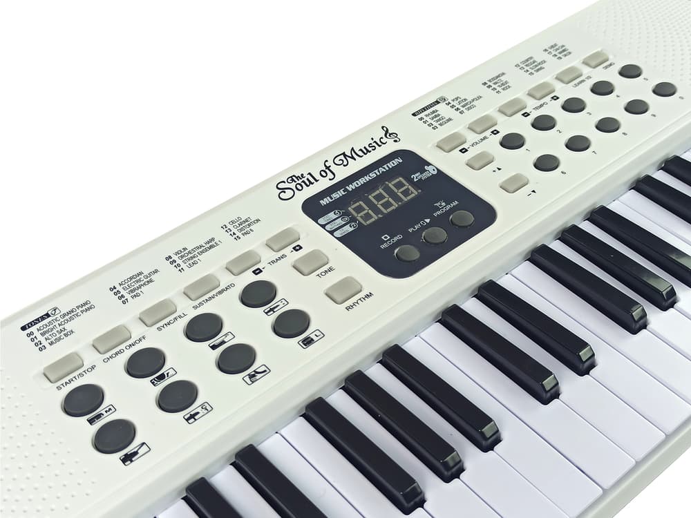 

Keyboard Pianinko 54 Klawisze z Mikrofonem 200 Rytmów Tonów