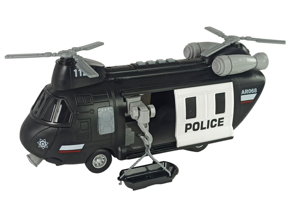 

Helikopter Policyjny Napęd Frykcyjny 1:16 Dźwięk Światła