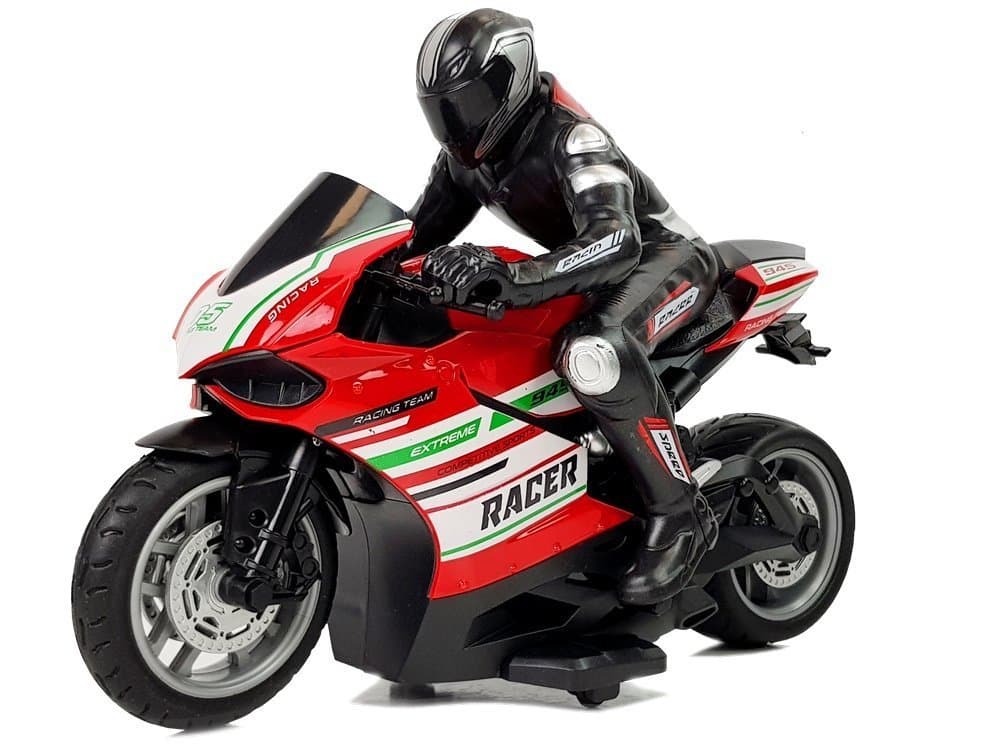 

Motor Sportowy Ścigacz Zdalnie Sterowany 2.4G Zasięg 35 m Czerwony