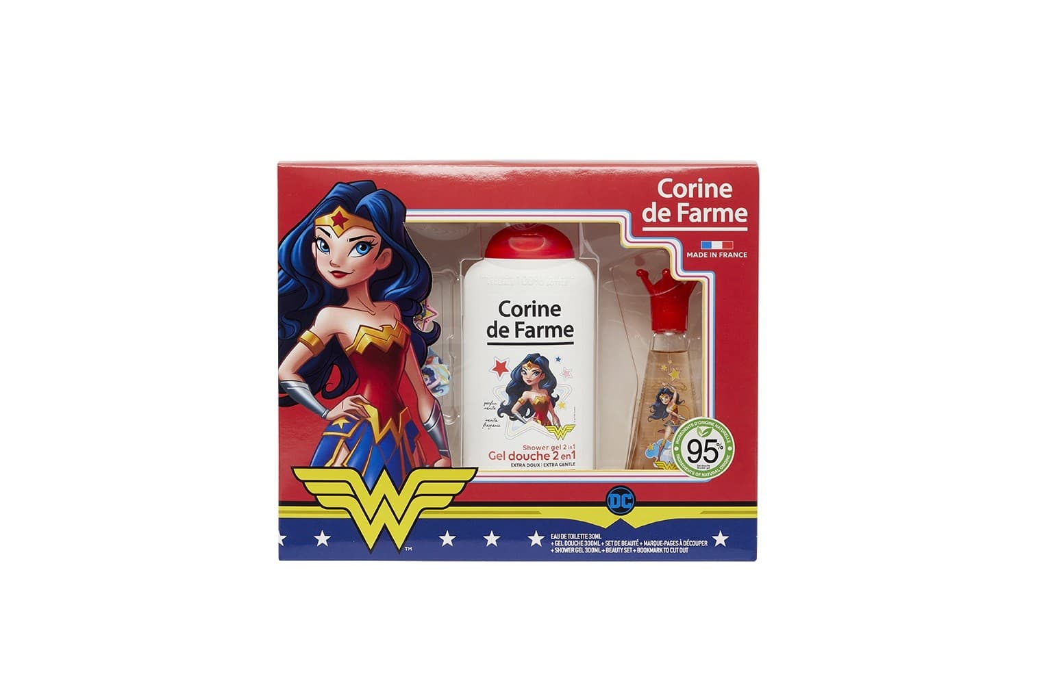 

Corine De Farme Disney Zestaw prezentowy dla dziewczynek Wonder Woman 1op.