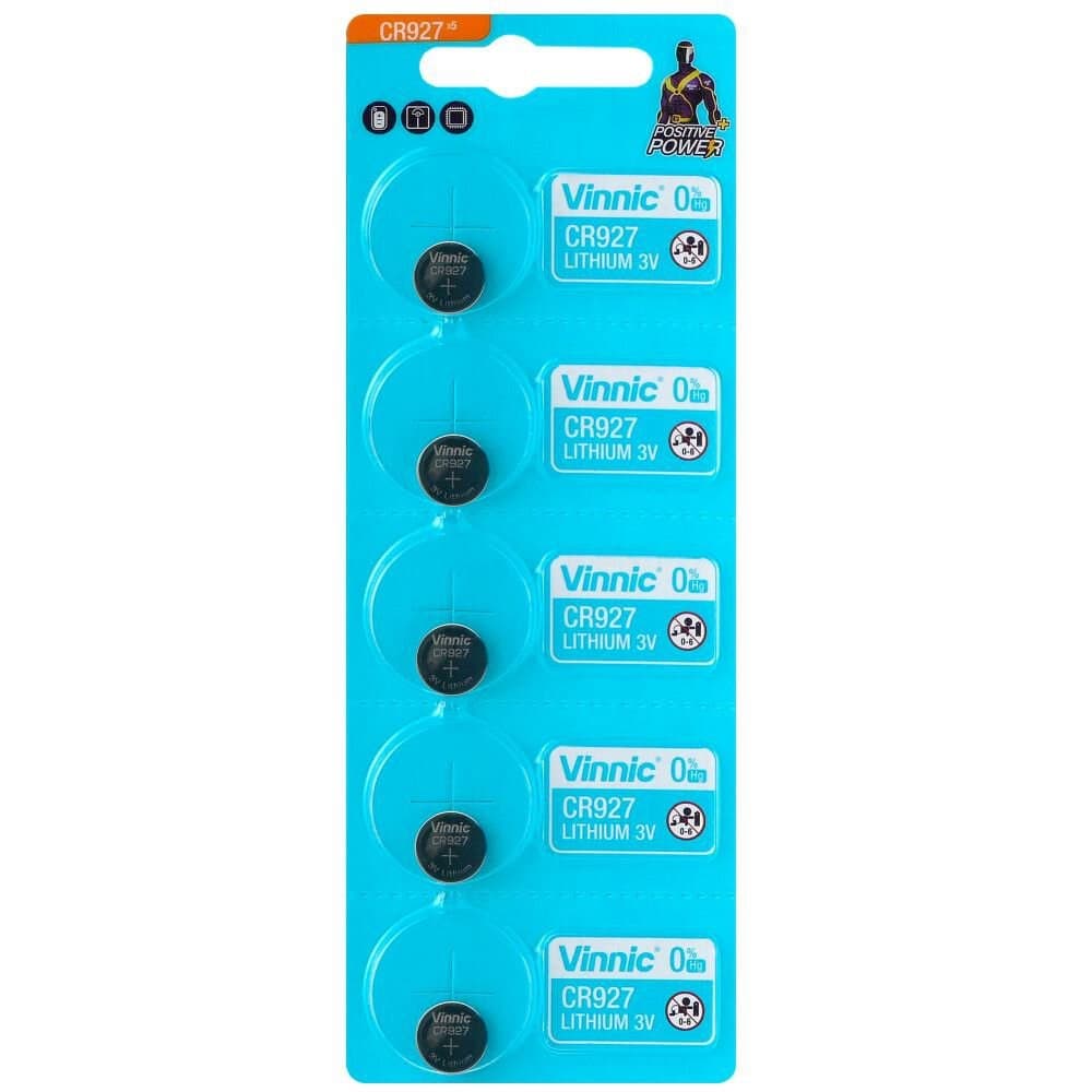 

VINNIC BATERIA LITOWA CR927 BLISTER 5SZT. CR927