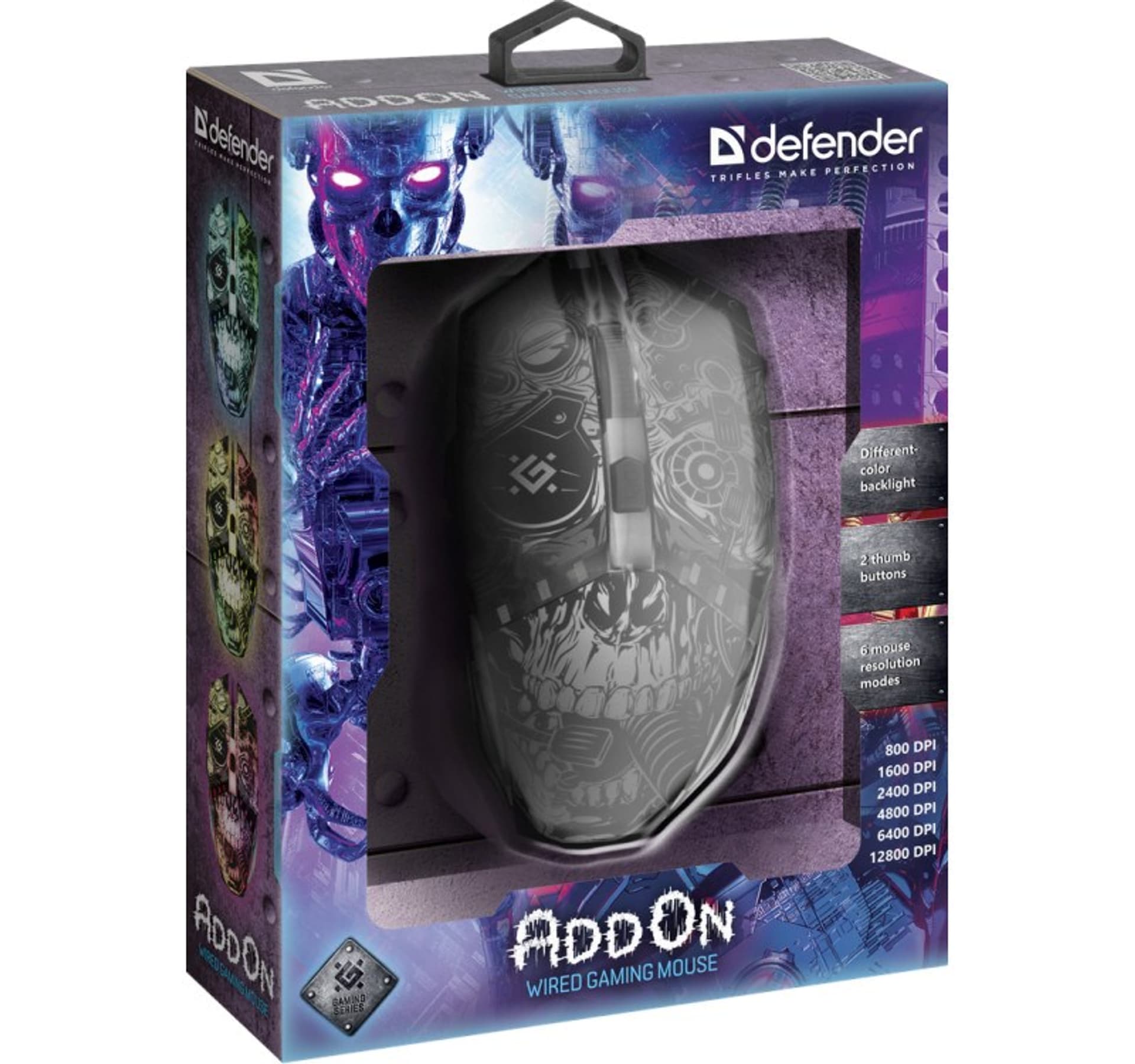 

DEFENDER MYSZ PRZEWODOWA GM-702L ADDON OPTIC 12800DPI 6P 52702