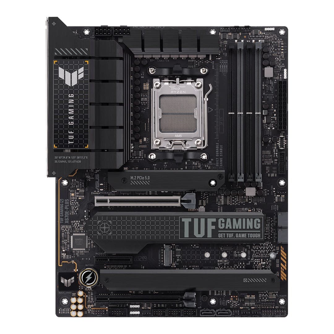 

Płyta główna TUF GAMING X670E-PLUS AM5 4DDR5 ATX HDMI