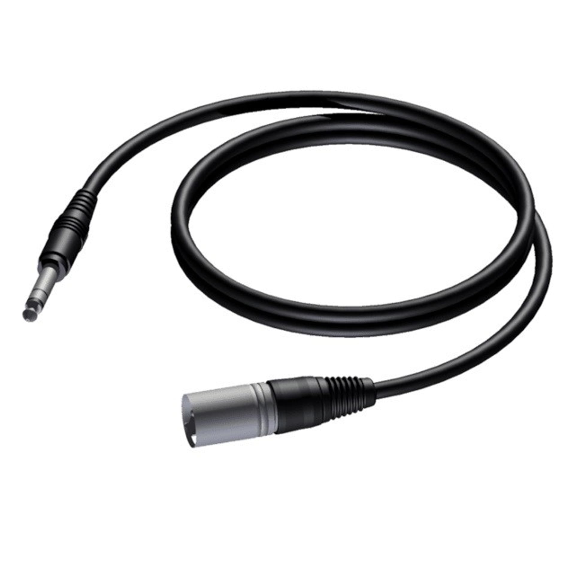 

Kabel XLR męski - złącze męskie stereo 6.3 mm 5m