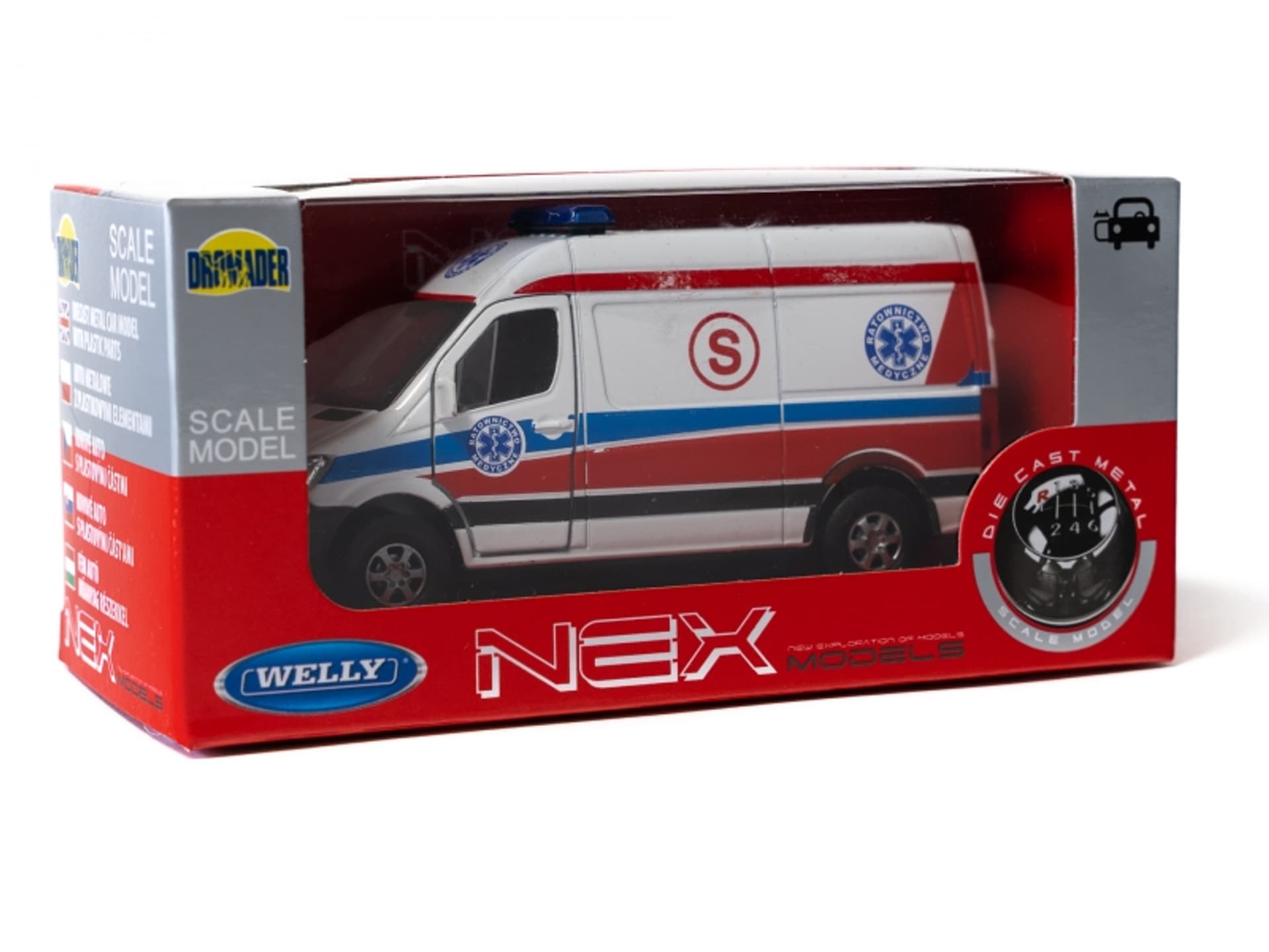 

WELLY MERCEDES BENZ SPRINTER AMBULANS 1:34 SAMOCHÓD