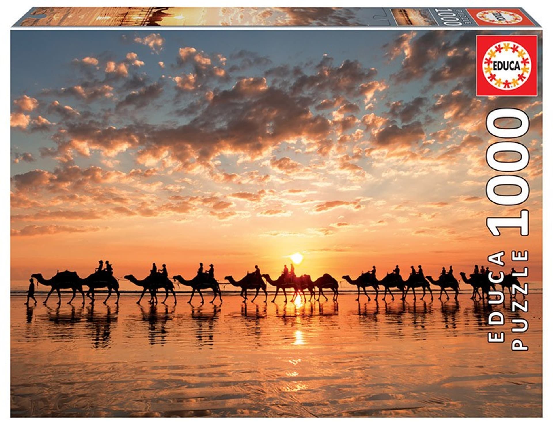 

Puzzle 1000 elementów Zachód słońca w Cable Beach,Australia