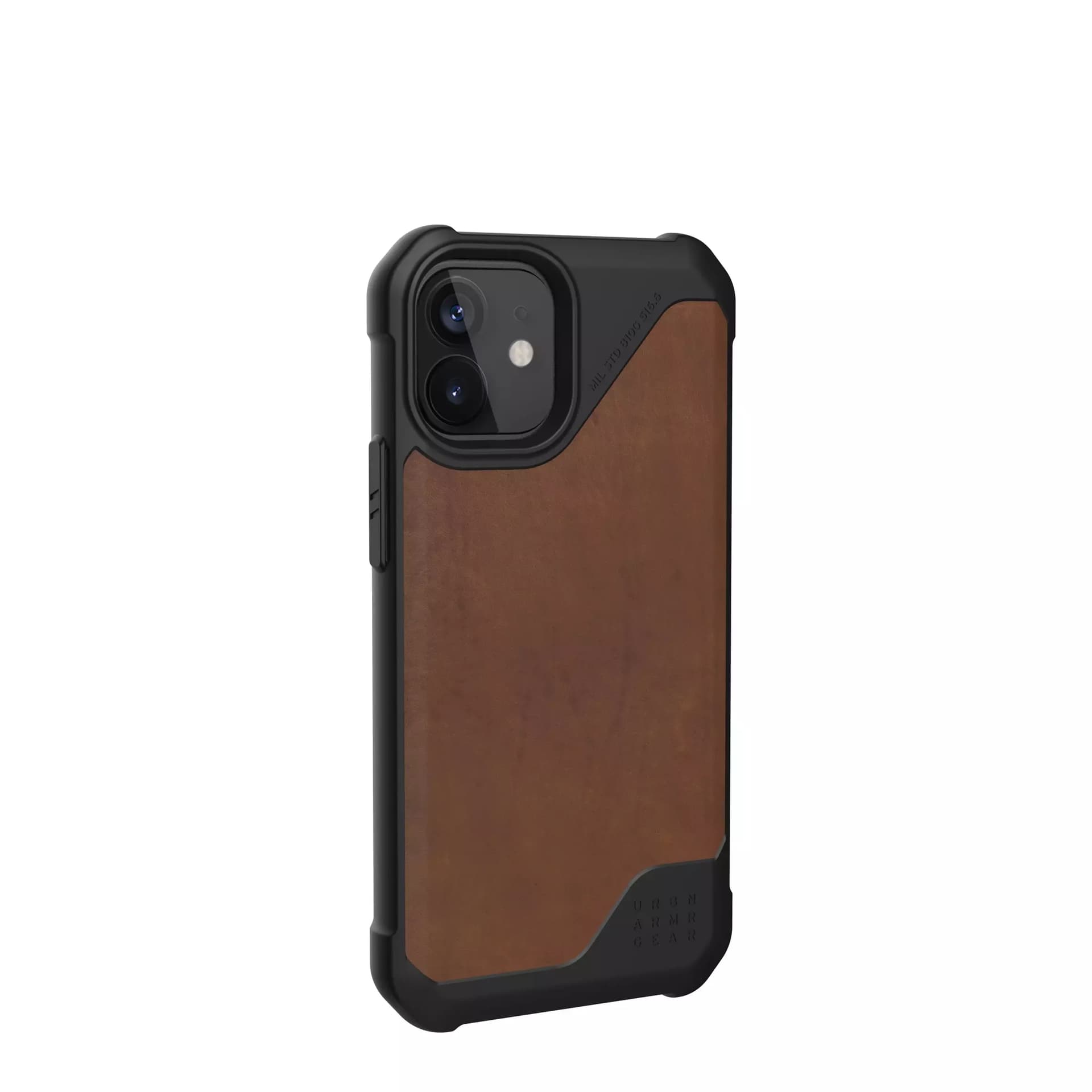 

UAG Metropolis LT LTHR ARMR - skórzana obudowa ochronna do iPhone 12 mini (brązowa)