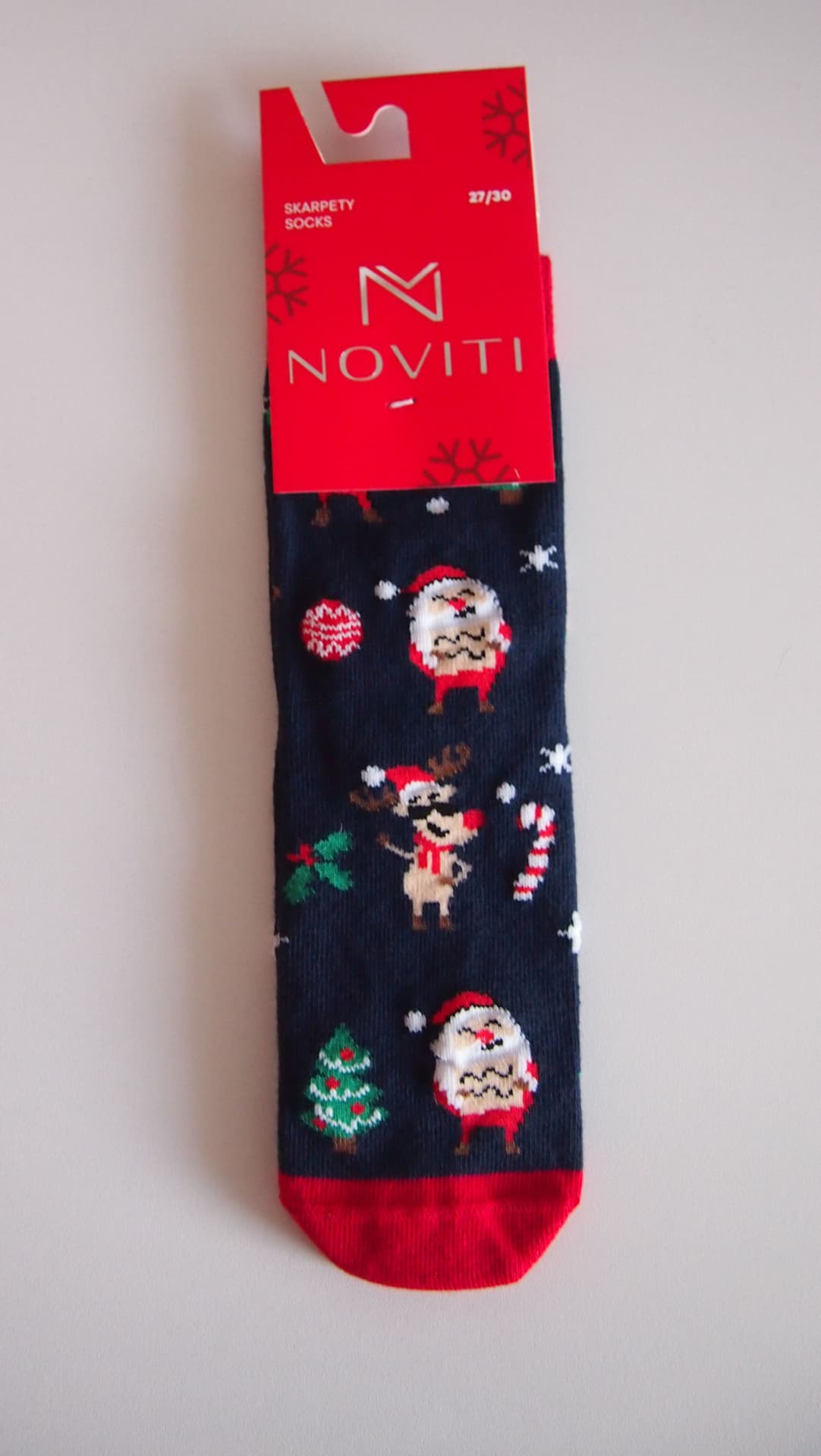 

SKARPETY DZIECIĘCE X-MAS SB-016 (kolor czarny/mikołaj, rozmiar 27-30)