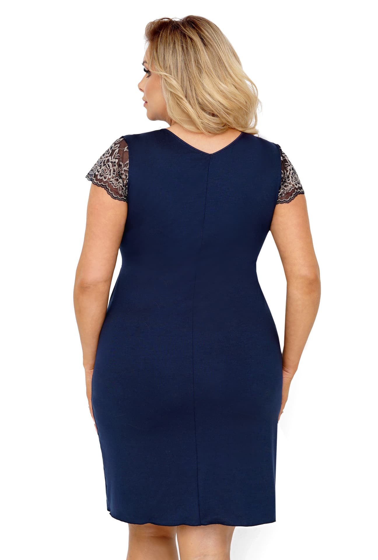 

Koszulka Greta Plus Dark Blue Granatowy (Rozmiar 48)