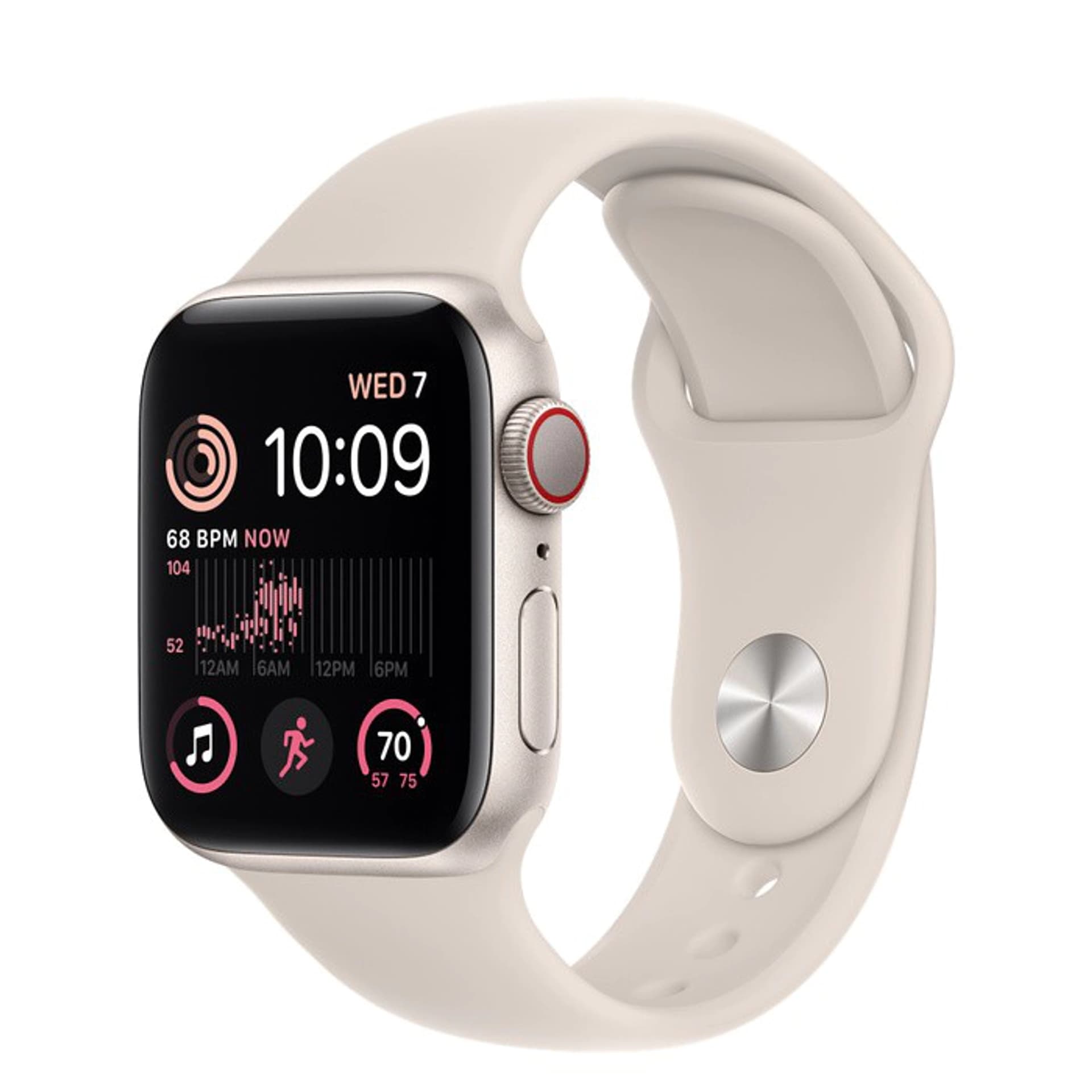 

Watch SE GPS + Cellular 40 mm Księżycowa poświata APPLE WatchOS 9 Księżycowa poświata