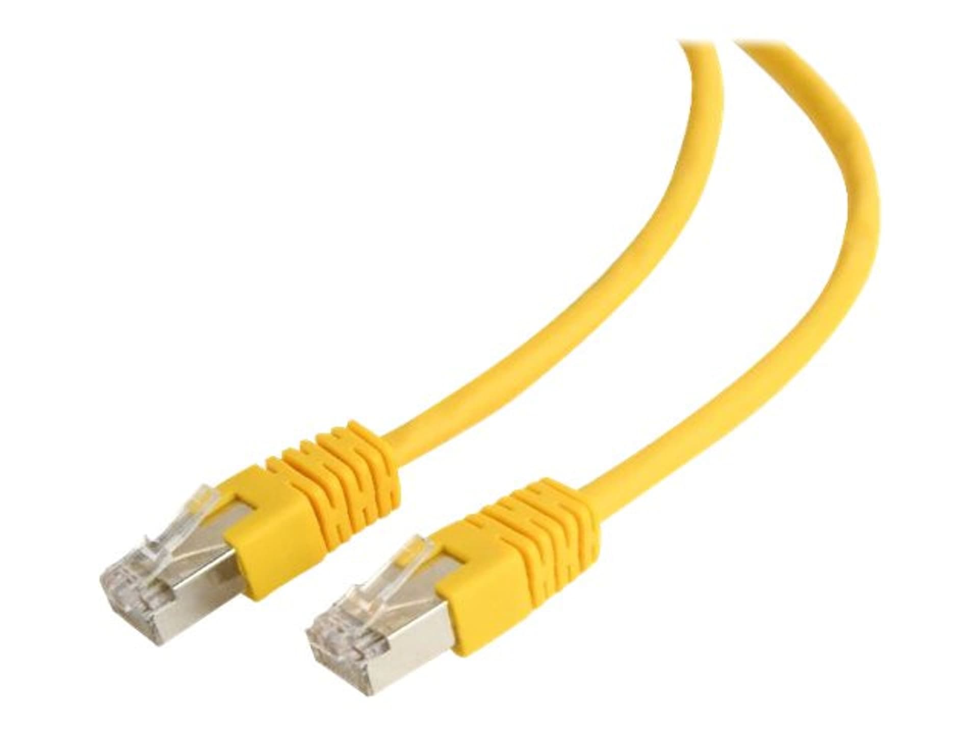 

Kabel kat.6 FTP Patch cord 0.25m (żółty) Gembird, Żółty) gembir