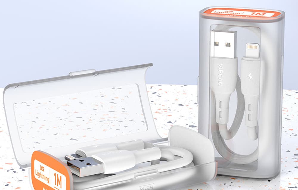

Kabel USB do Lightning Vipfan X06, 3A, 1m (biały)