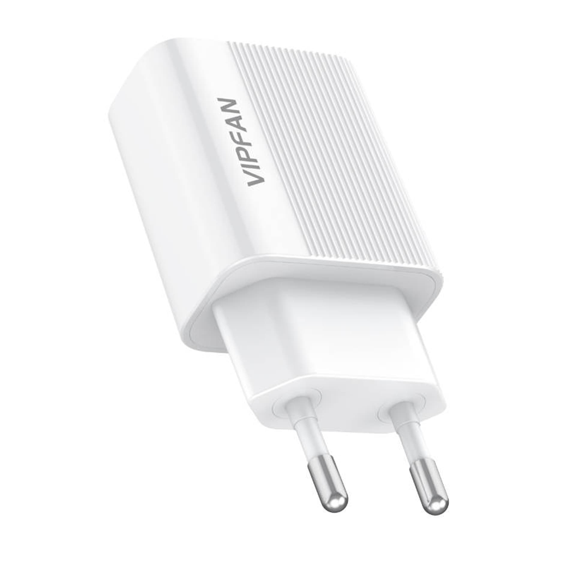 

Ładowarka sieciowa Vipfan E01, 1x USB, 2.4A (biała)