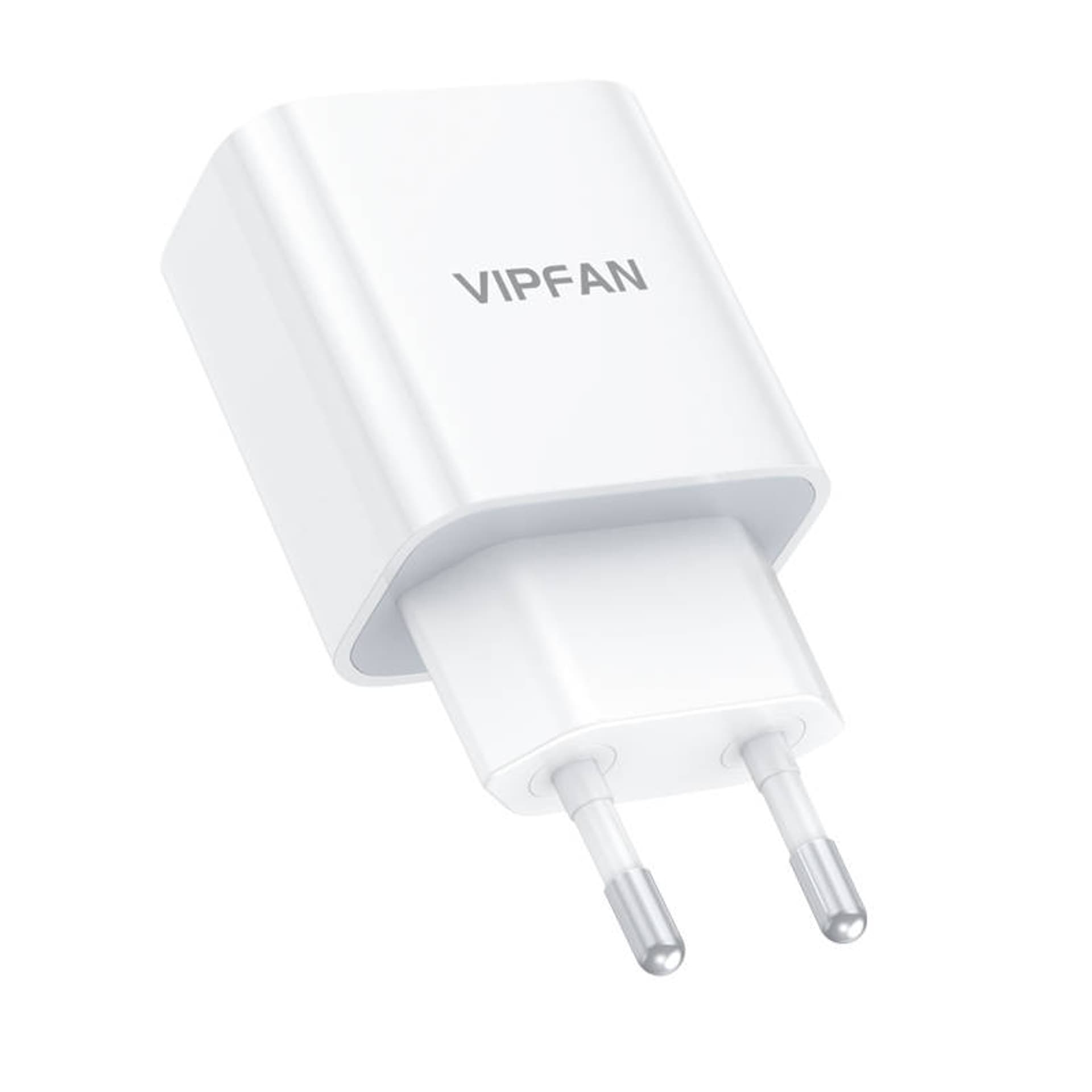 

Ładowarka sieciowa Vipfan E04, USB-C, 20W, QC 3.0 (biała)