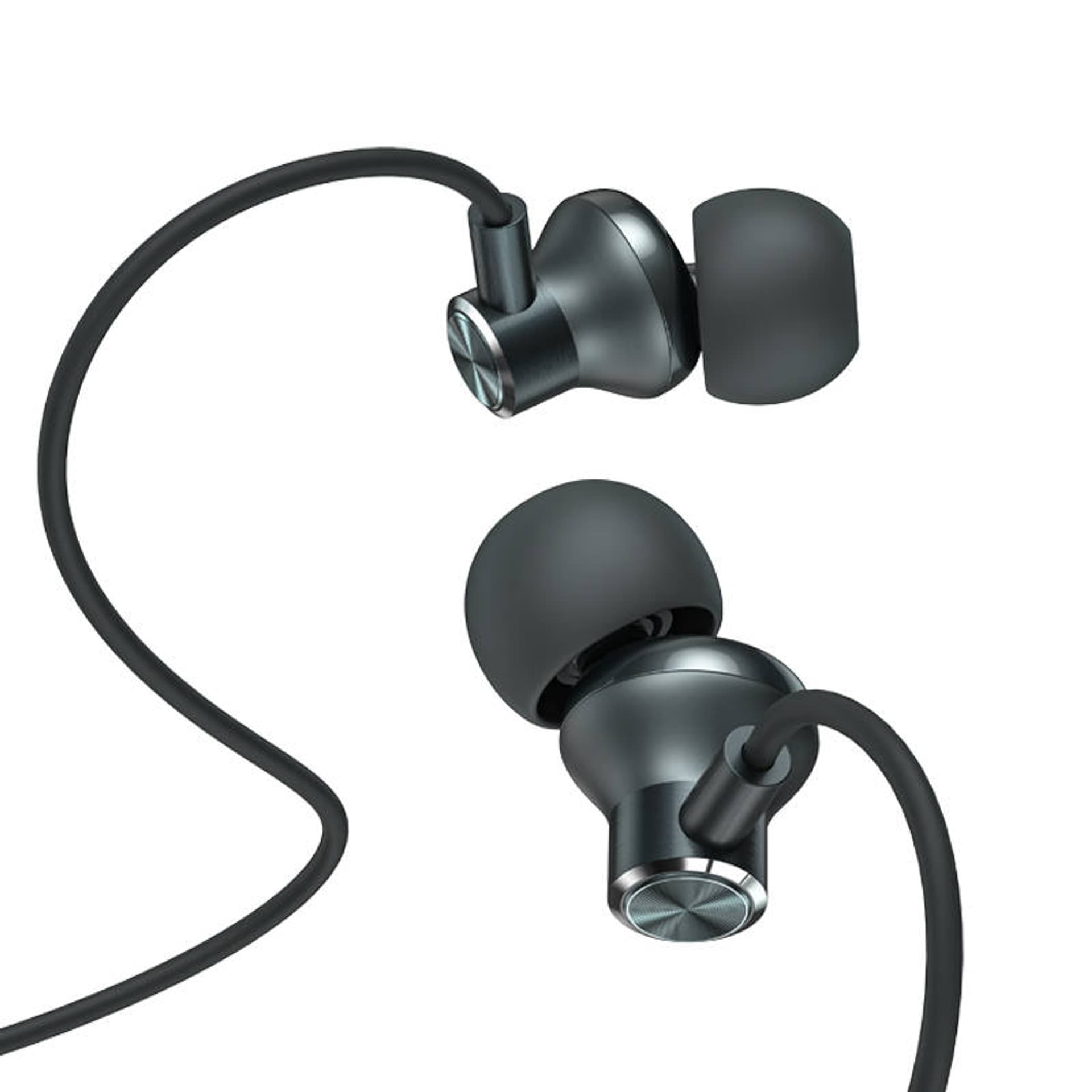 

Słuchawki dokanałowe przewodowe Vipfan M07, 3.5mm (szare)