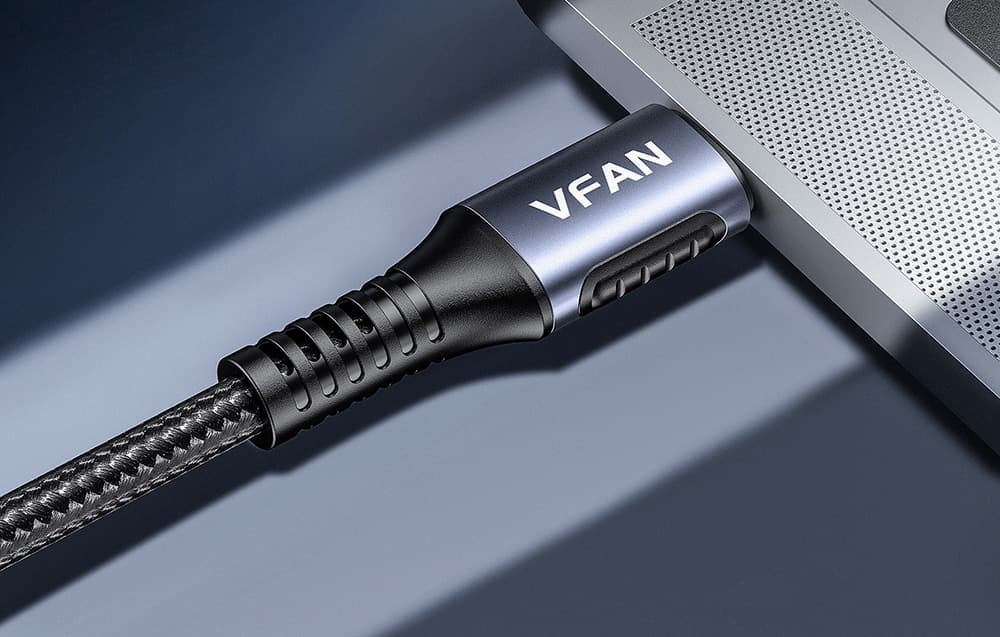 

Kabel USB-C do USB-C Vipfan P07, 60W, PD, 1.2m (czarny)