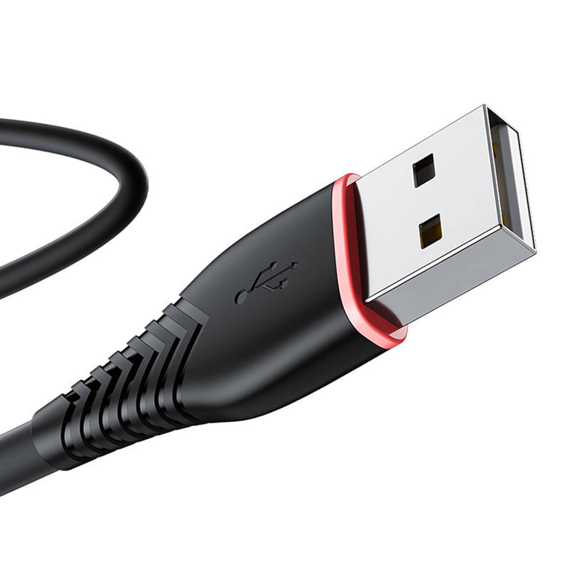 

Kabel USB do Micro USB Vipfan Anti-Break X01, 3A, 1m (czarny)