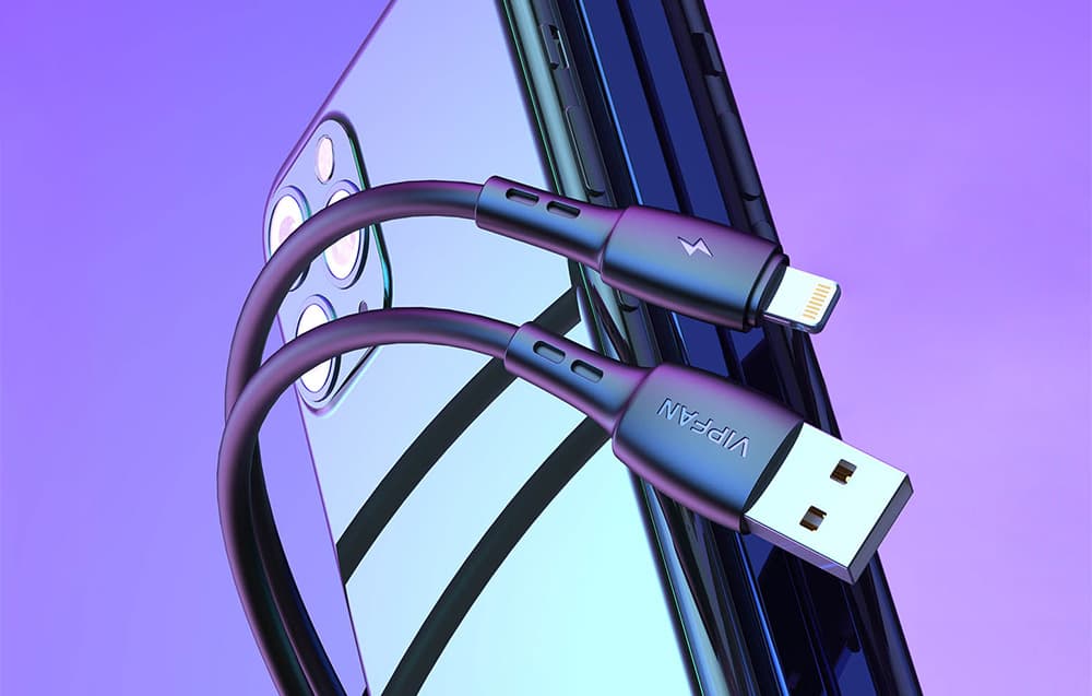 

Kabel USB do Lightning Vipfan Racing X05, 3A, 3m (czarny)