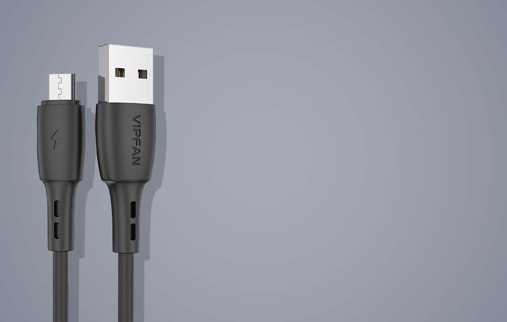 

Kabel USB do Micro USB Vipfan Racing X05, 3A, 2m (czarny)