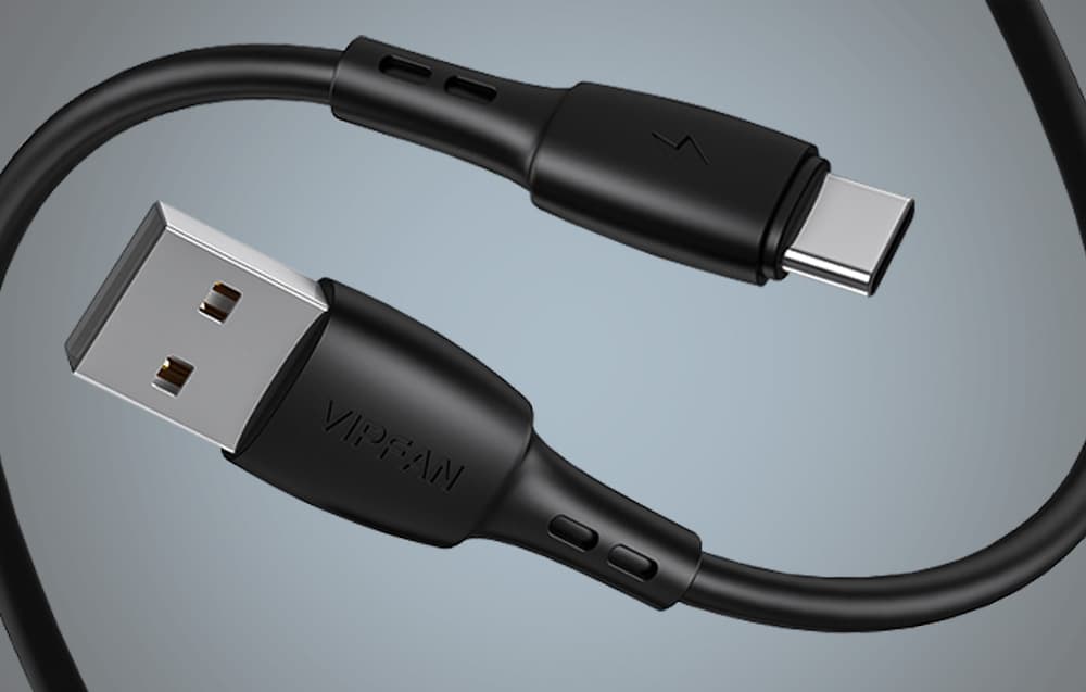 

Kabel USB do USB-C Vipfan Racing X05, 3A, 3m (czarny)