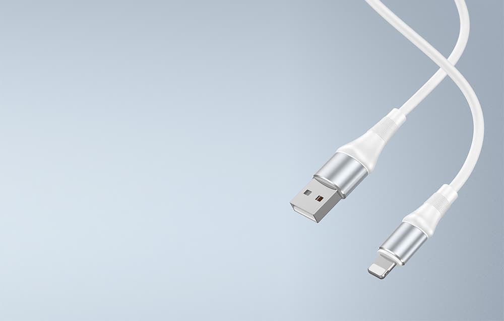 

Kabel USB do Lightning Vipfan Colorful X09, 3A, 1.2m (biały)