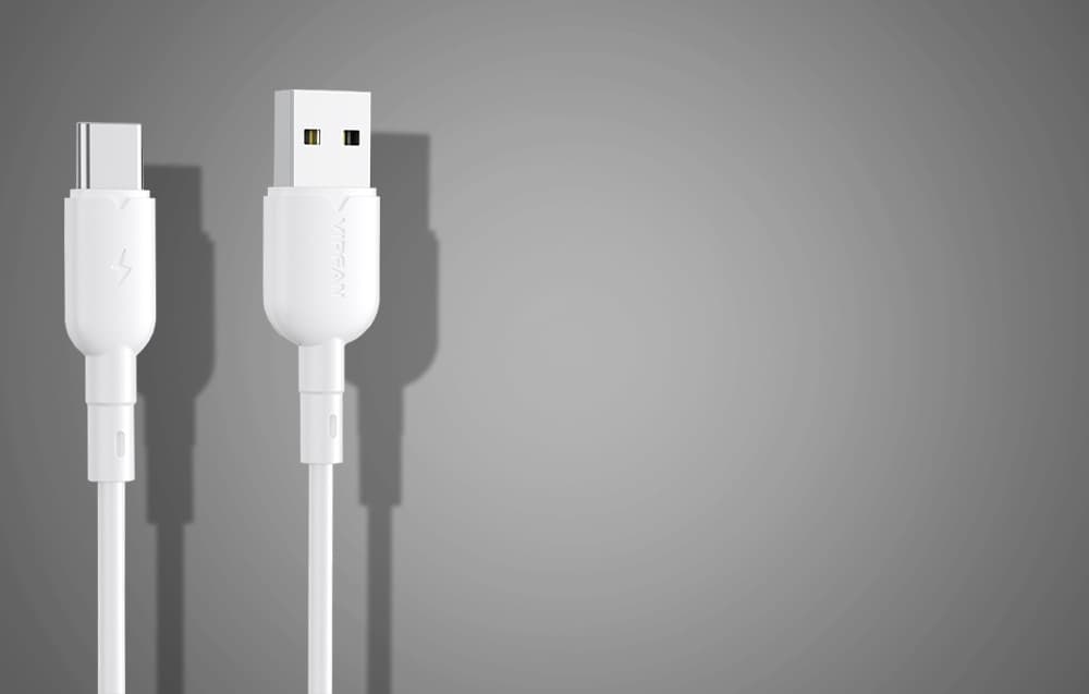 

Kabel USB do USB-C Vipfan Colorful X11, 3A, 1m (biały)