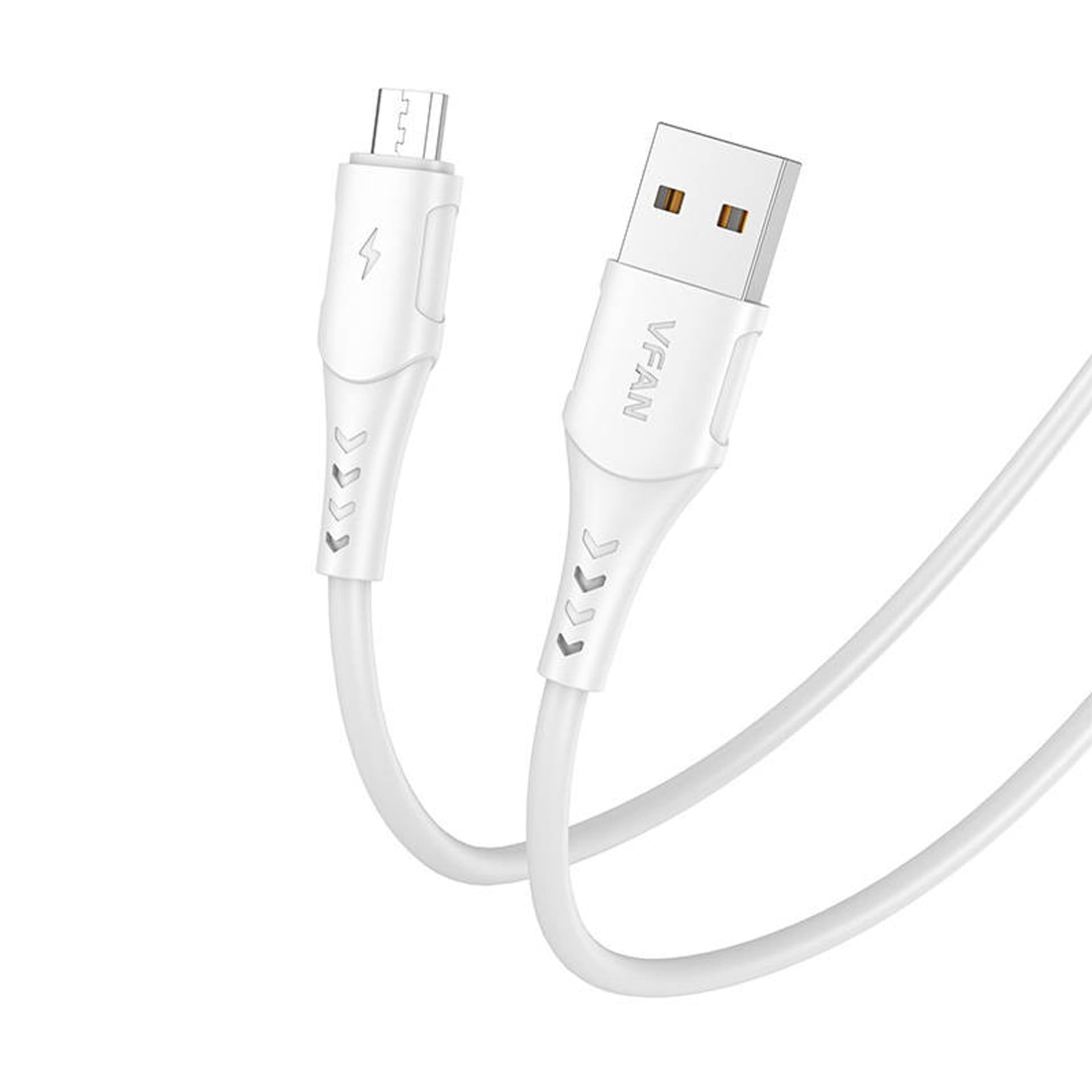 

Kabel USB do Micro USB Vipfan Colorful X12, 3A, 1m (biały)