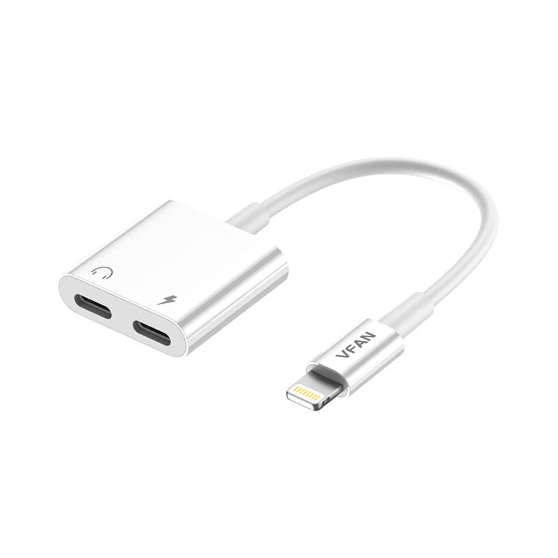 

Kabel Vipfan L09 Lightning do 2x Lightning 10cm (biały)