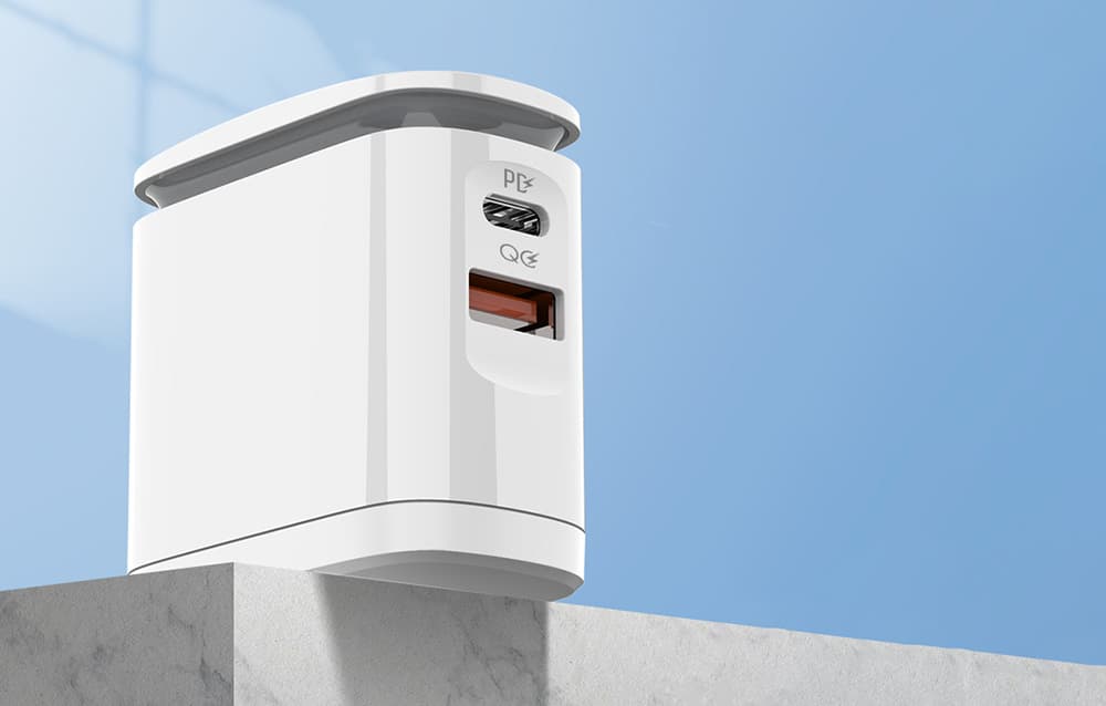 

Ładowarka sieciowa z funkcją lampki LDNIO A2423C, USB + USB-C, PD + QC 3.0, 25W (biała)