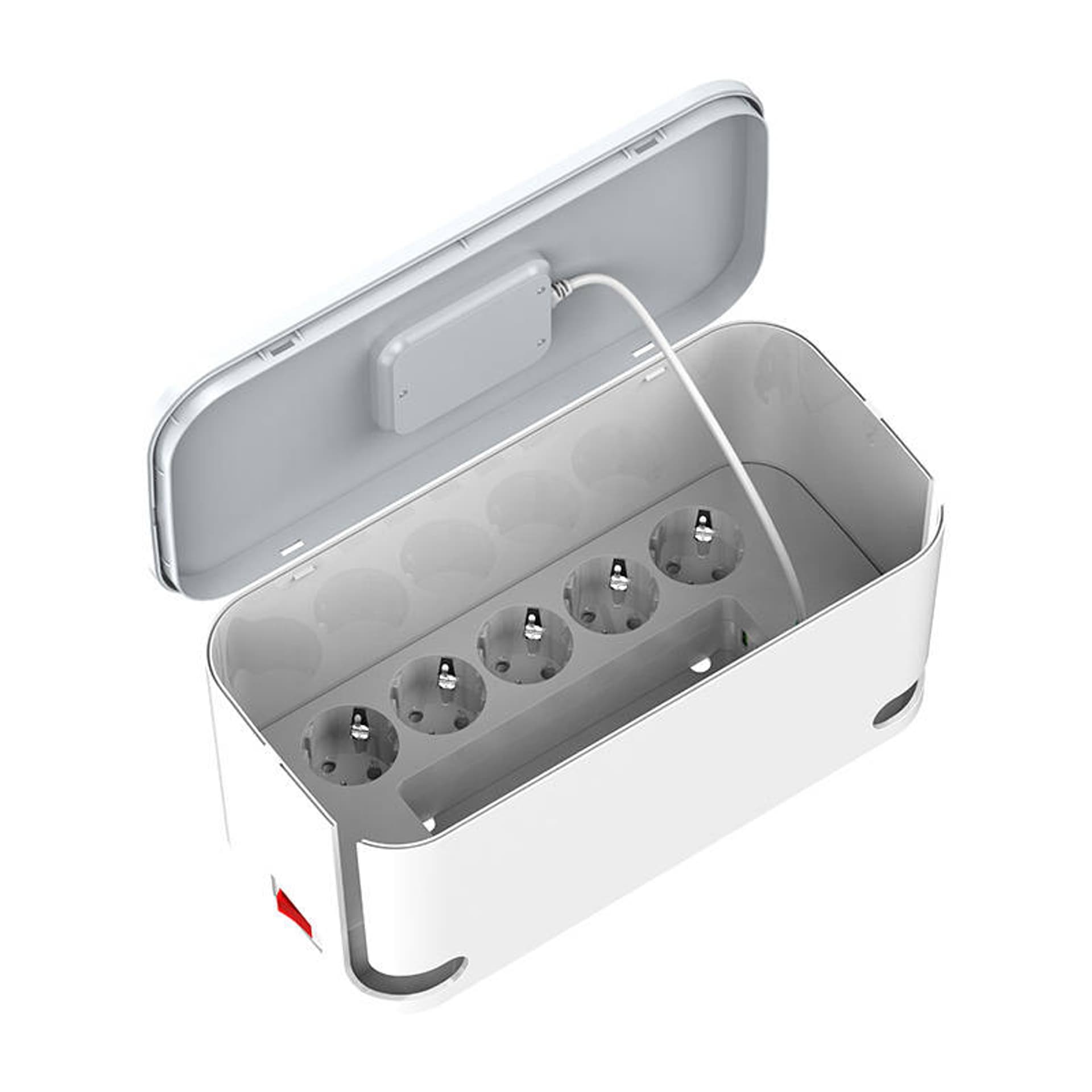 

Listwa zasilająca z 5 gniazdami AC, 3x USB, z funkcją ładowania indukcyjnego, LDNIO SEW5359, 2m (biała)