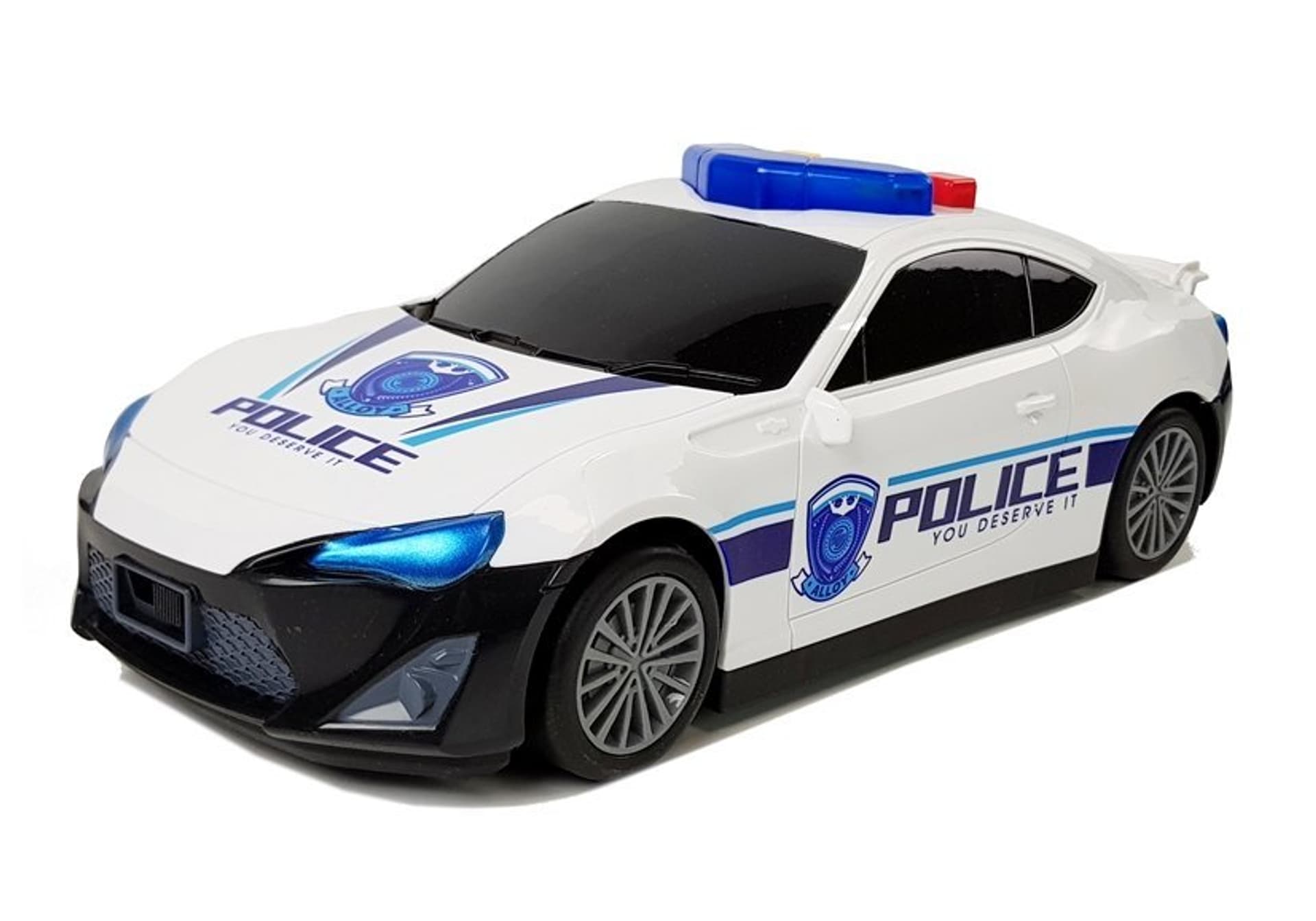 

Auto Policyjne Schowek Garaż 2w1 Policjant Małe Autka Dźwięk Światła