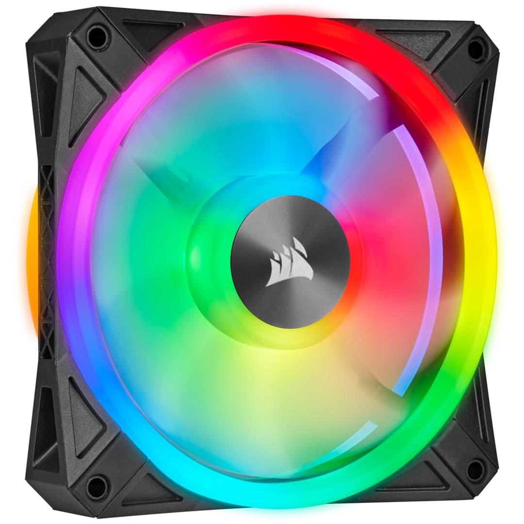 

Corsair Fan QL120 iCUERGB LED PWM 3 Fan Pack