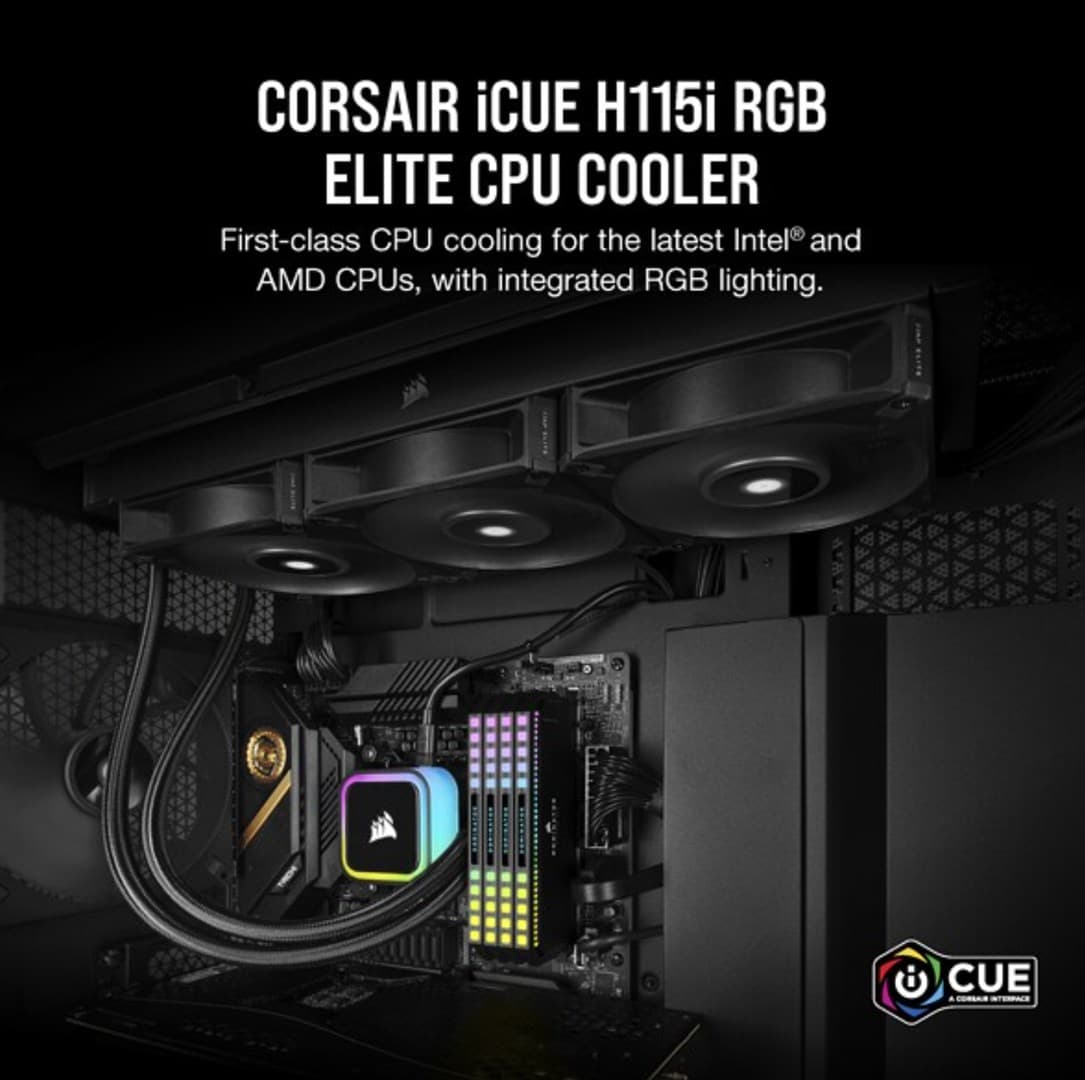 

Corsair iCUE H115iELITE 280 mm RGB