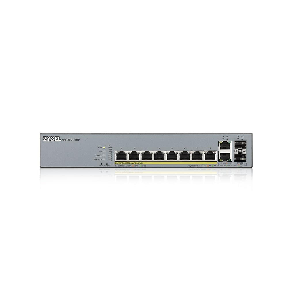 

Switch PoE ZyXEL GS1350-12HP-EU0101F (8x 10/100Mbps)