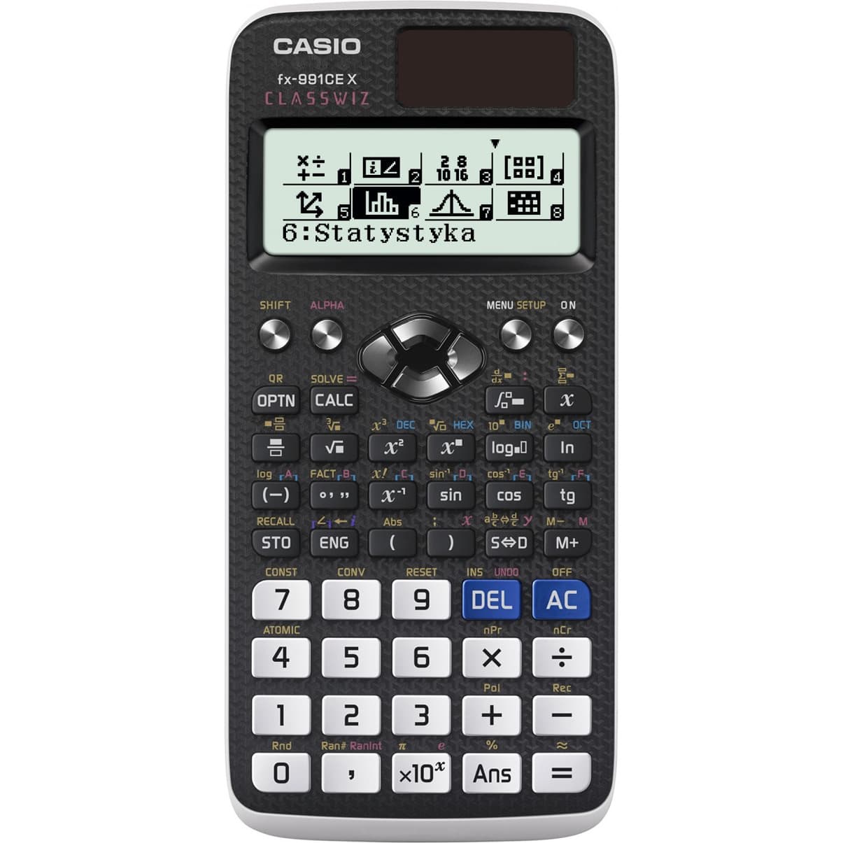 

CASIO KALKULATOR NAUKOWY FX 991CEX CLASSWIZ CZARNY, 12 CYFROWY WYŚWIETLACZ