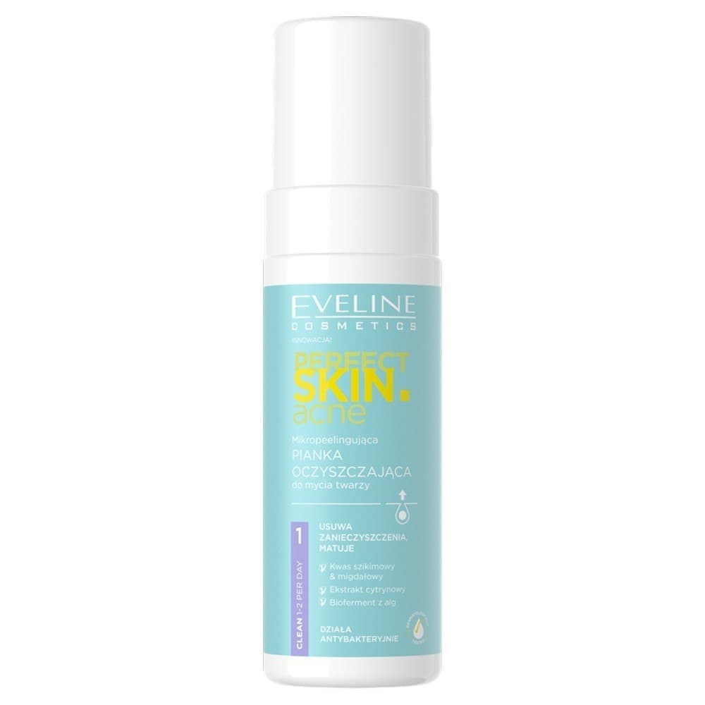 

Eveline Perfect Skin.acne Mikropeelingująca Pianka oczyszczająca do mycia twarzy 150ml