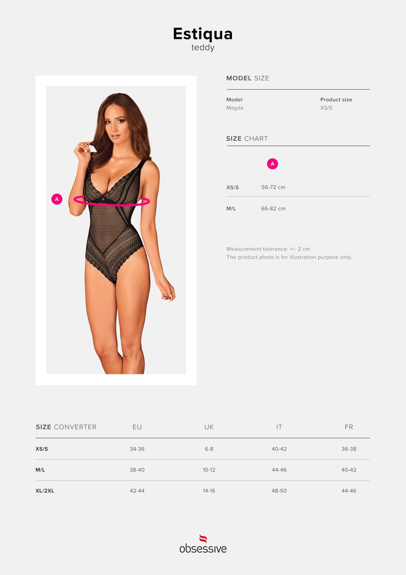 

BODY ESTIQUA (kolor black, rozmiar M/L)