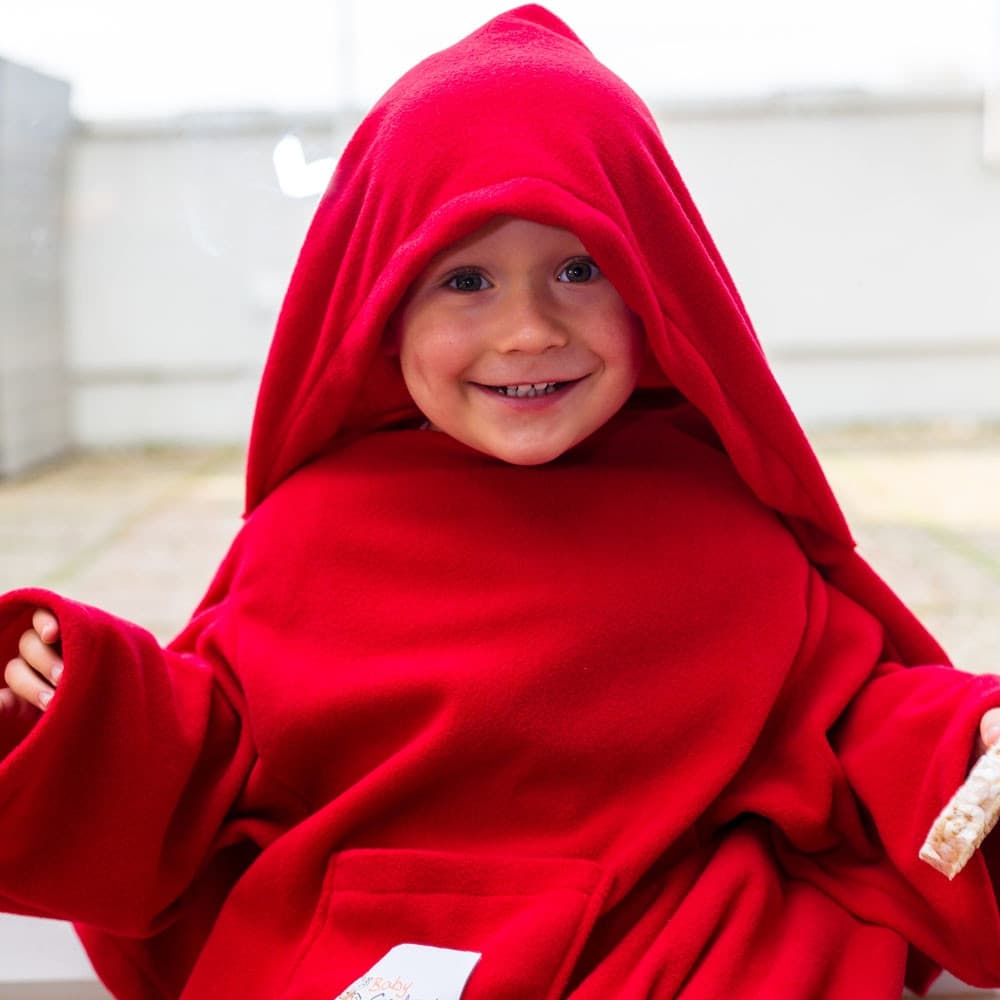 

Kocyk dla dzieci Czerwony do wózka fotelika polar