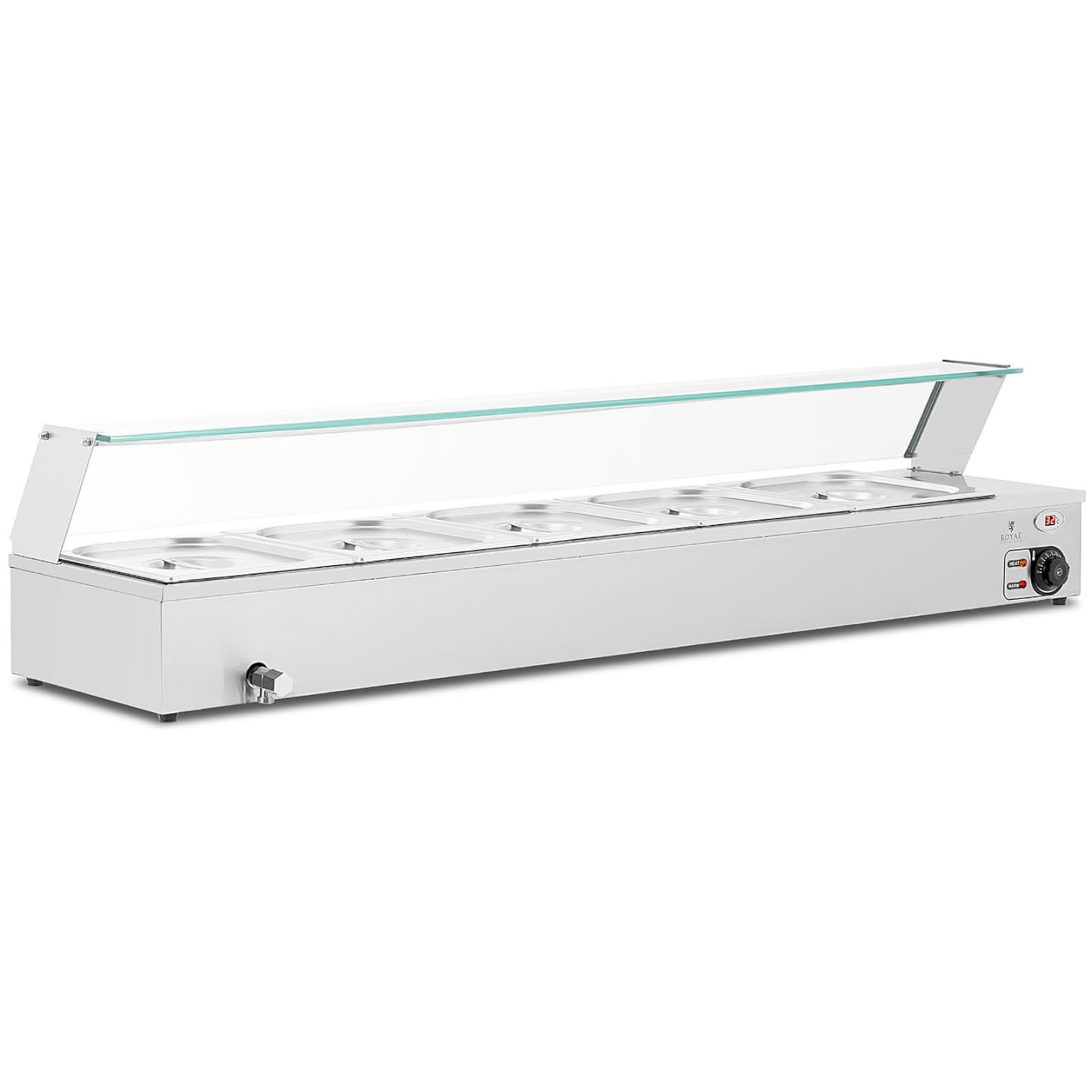 

Bemar podgrzewacz do potraw bufet grzewczy z osłoną 5 x GN 1/2 2000 W