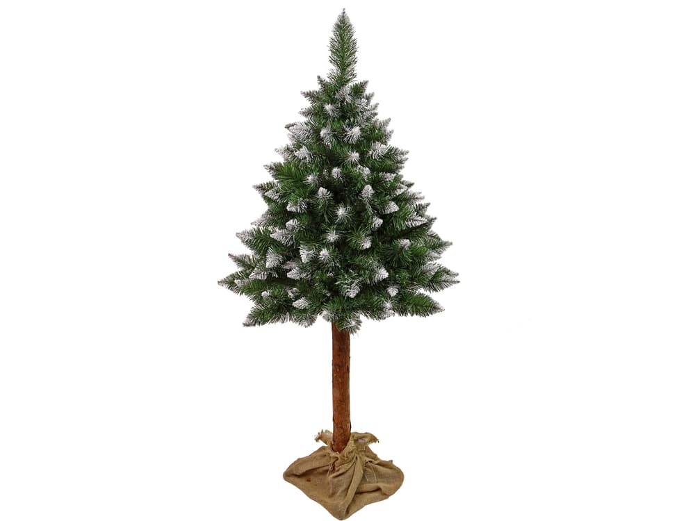 

Choinka Sosna Diamentowa 3D na Pniu 160cm Śnieg Brokat